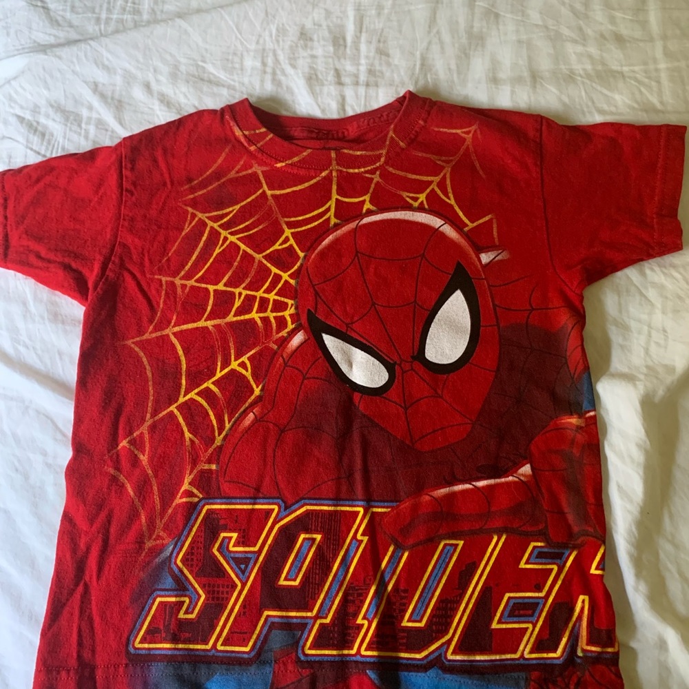 100%cotton like new ultimate spider man kid outgrew!